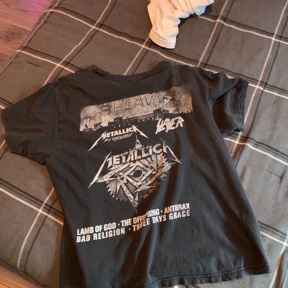 WOMENS VINTAGE METALLICA TEE - Picture 2 of 2